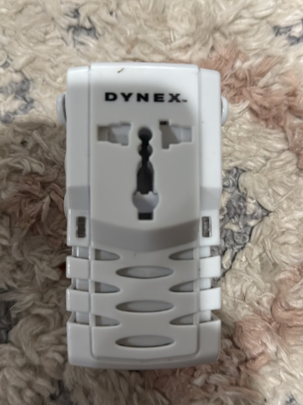 Dynex White Universal Travel Adapter - White
